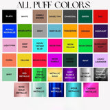 Custom Puff Santa Sweatshirts - ALL COLORS - YOUTH & ADULT SIZES