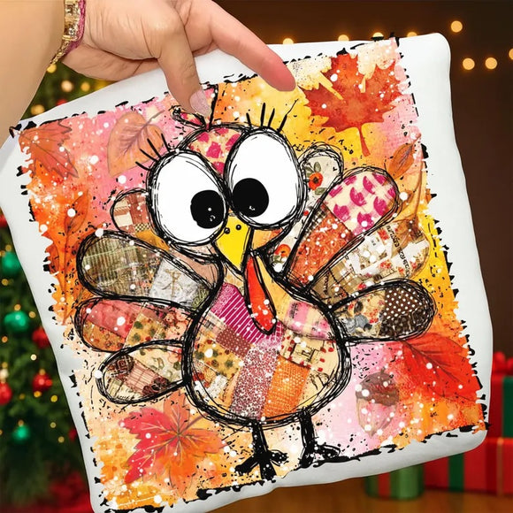 Big Eye Turkey Natural LAT Graphic Tees - YOUTH & ADULT