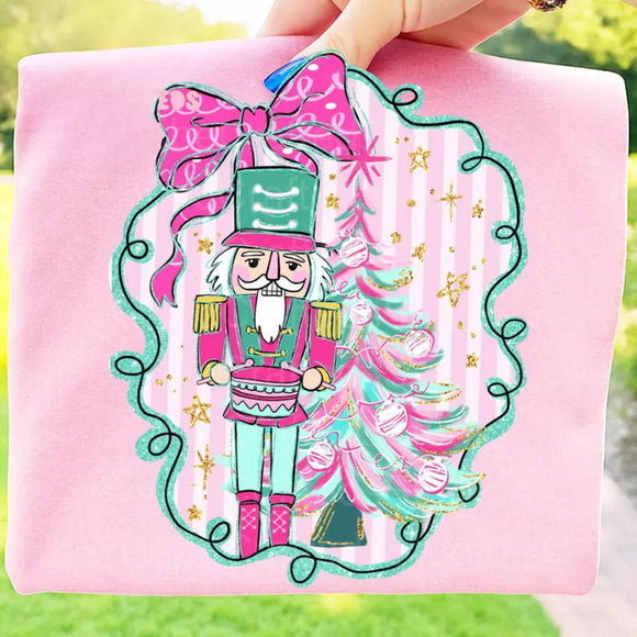 Nutcracker Frame Light Pink Tees OR Sweatshirts - YOUTH & ADULT SIZES