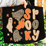 Spooky Ghosts Black Bella Canvas Graphic Tees - YOUTH & ADULT