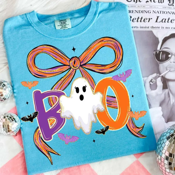 Bow Boo Lagoon Comfort Colors Graphic Tees - YOUTH & ADULT