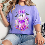 Reading Ghost Violet Comfort Colors Graphic Tees - YOUTH & ADULT