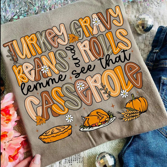 Turkey Gravy Espresso Comfort Color Short & Long Sleeve Tees & Sweatshirts - ADULTS