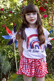 Red Gingham Ruffled Shorties w/Belted Bow
