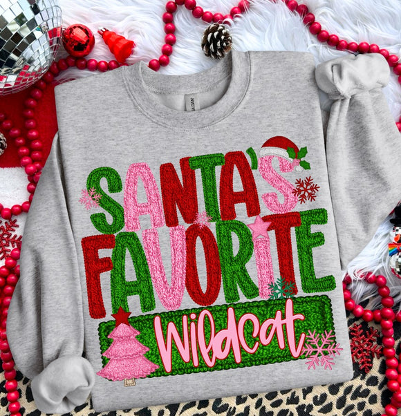 Santa's Favorite Tees & Sweatshirts - YOUTH & ADULT SIZES