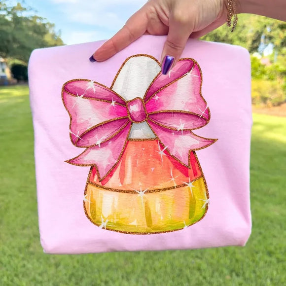 Candy Corn Blossom Comfort Colors Graphic Tees - YOUTH & ADULT