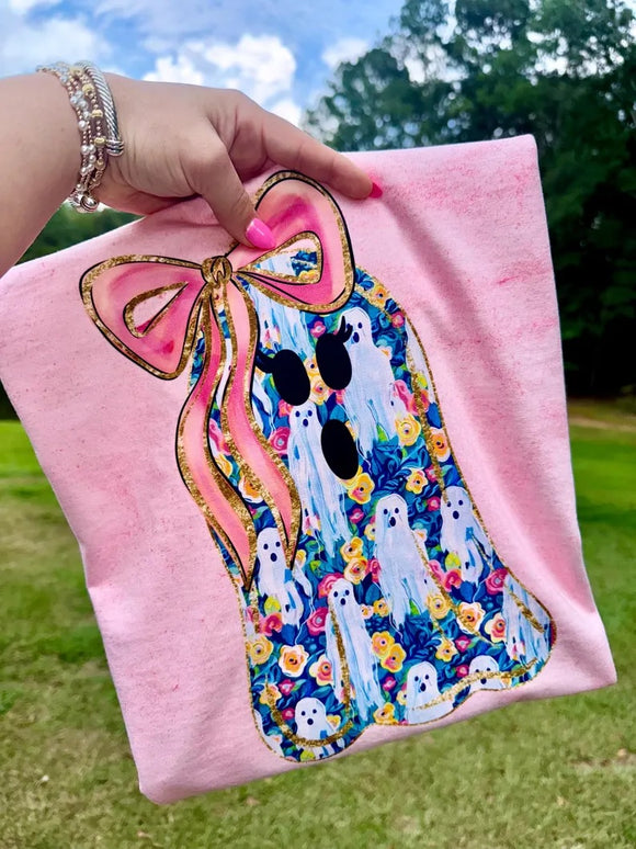 Coquette Blue Ghost Pink Bella Canvas Graphic Tees - YOUTH & ADULT