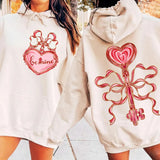 Key Heart Front & Back Lane Seven HOODIE Sweatshirts - YOUTH & ADULT SIZES