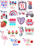 REPS Summer Picnic Graphic Tees - Boys Crew Neck Tee Style - ALL DESIGNS