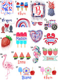 REPS Summer Picnic Graphic Tees - Princess Crew Neck Style - ALL DESIGNS