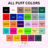 ++SPOTLIGHT SPECIAL++ CUSTOM NAME Puff Vinyl Comfort Color Tee - YOUTH & ADULT - ALL COLORS