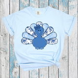 Coquette Turkey Chambray Comfort Colors Graphic Tees - YOUTH & ADULT