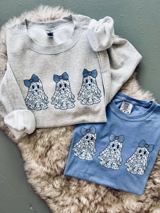 Chinoiserie Ghosts Tee OR Sweatshirt - YOUTH & ADULT