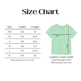 Watercolor Pastel Hearts Comfort Colors T-Shirt - YOUTH & ADULT SIZES - ALL COLORS