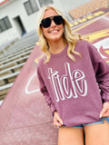 Spirit OUTLINE PUFF Metallic Vinyl Tees & Sweatshirts - YOUTH & ADULT SIZES