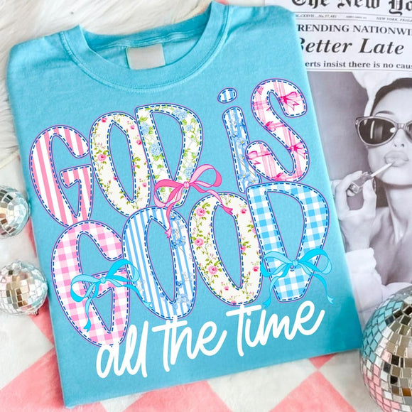 God Is Good Lagoon Comfort Colors Graphic Tees - YOUTH & ADULT