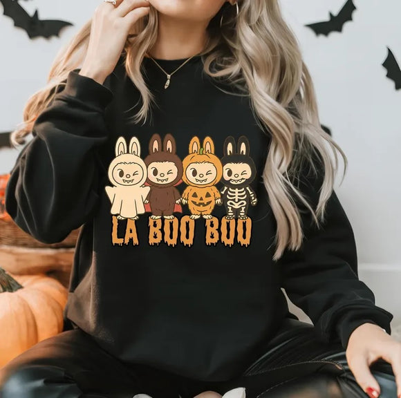 La Boo Boo Black Sweatshirts - YOUTH & ADULT SIZES