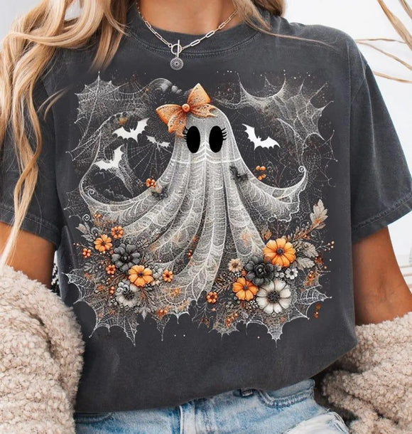 Lace Ghost Pepper Comfort Colors Graphic Tees - YOUTH & ADULT