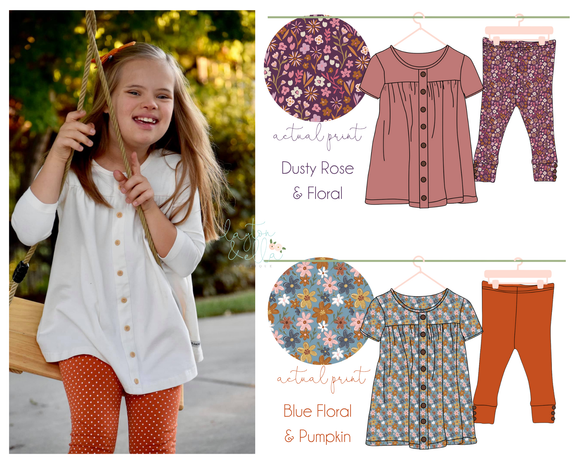 2025 Short Sleeve Emma Tunic SET Pre-Order - BOTH DESIGN OPTIONS