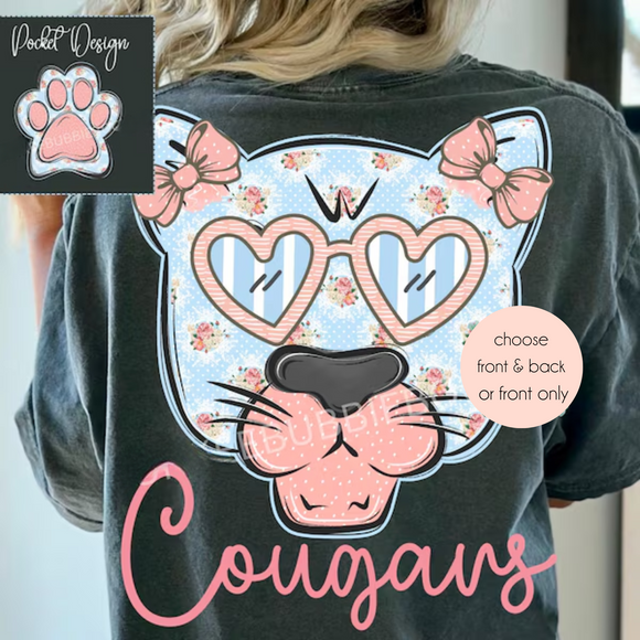 #11 Floral Mascot Spirit Wear Graphic Tees & Sweatshirts - YOUTH & ADULT