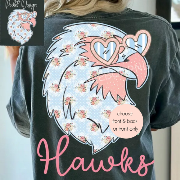 #16 Floral Mascot Spirit Wear Graphic Tees & Sweatshirts - YOUTH & ADULT