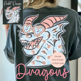#20 Floral Mascot Spirit Wear Graphic Tees & Sweatshirts - YOUTH & ADULT
