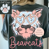 #40 Floral Mascot Spirit Wear Graphic Tees & Sweatshirts - YOUTH & ADULT