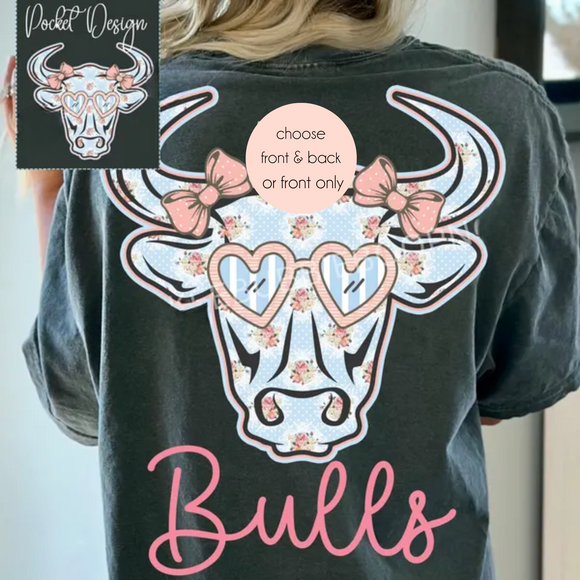 #35 Floral Mascot Spirit Wear Graphic Tees & Sweatshirts - YOUTH & ADULT