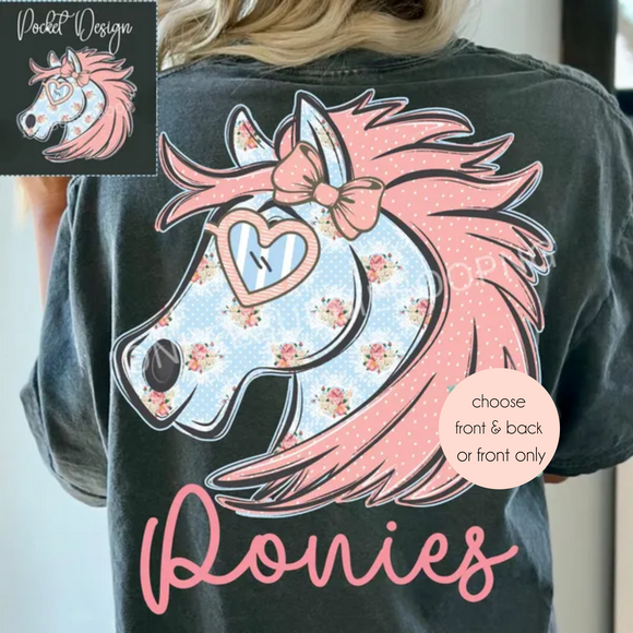 #47 Floral Mascot Spirit Wear Graphic Tees & Sweatshirts - YOUTH & ADULT