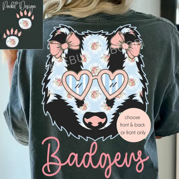 #30 Floral Mascot Spirit Wear Graphic Tees & Sweatshirts - YOUTH & ADULT