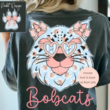 #44 Floral Mascot Spirit Wear Graphic Tees & Sweatshirts - YOUTH & ADULT