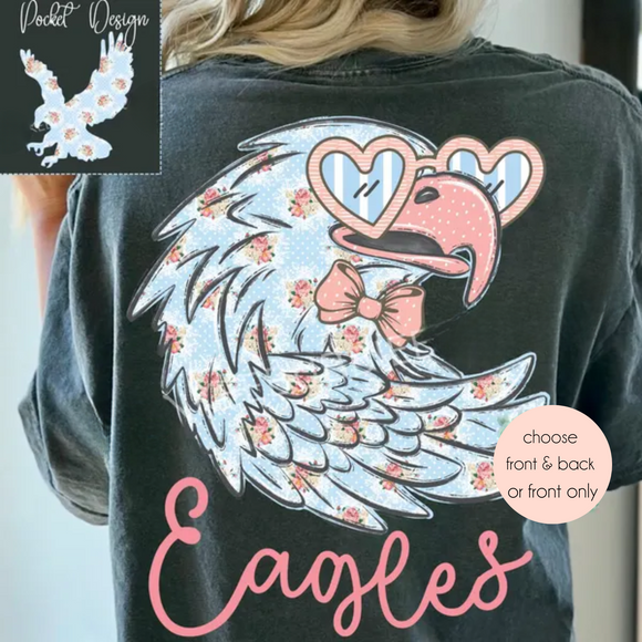 #7 Floral Mascot Spirit Wear Graphic Tees & Sweatshirts - YOUTH & ADULT