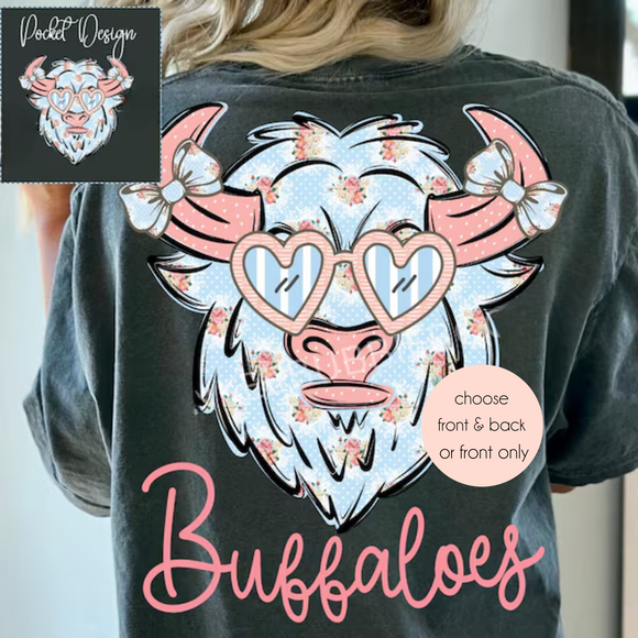 #10 Floral Mascot Spirit Wear Graphic Tees & Sweatshirts - YOUTH & ADULT