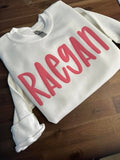 ++SPOTLIGHT SPECIAL++ CUSTOM NAME Puff Vinyl Sweatshirts - YOUTH & ADULT - ALL COLORS (Copy)