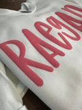 ++SPOTLIGHT SPECIAL++ CUSTOM NAME Puff Vinyl Sweatshirts - YOUTH & ADULT - ALL COLORS (Copy)