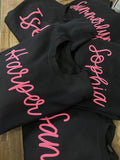 ++SPOTLIGHT SPECIAL++ CUSTOM NAME Puff Vinyl Sweatshirts - YOUTH & ADULT - ALL COLORS (Copy)