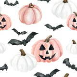 Jacks & Bats Halloween Ruffle Button Leggings