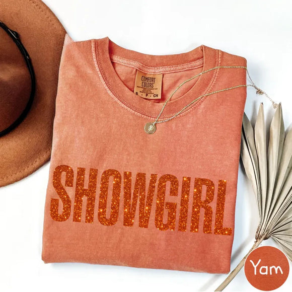 SHOWGIRL Comfort Colors Graphic Tees - YOUTH & ADULT