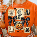 Spooky Stamps Orange Tee - YOUTH & ADULT SIZES