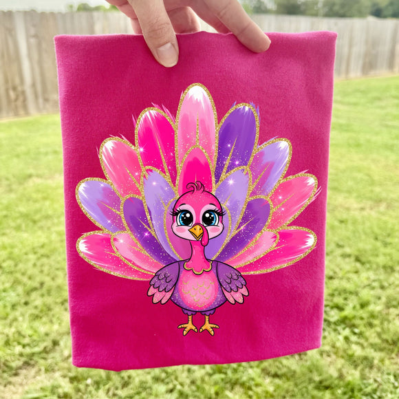**THURS-TEE DEAL** Glamour Turkey Heliconia Graphic Tees - ALL COLORS - YOUTH & ADULT SIZES