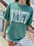 Spirit Caps Puff Vinyl/Glitter Outline Tees & Sweatshirts - YOUTH & ADULT SIZES