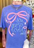 You Are So Loved Flo Blue Comfort Colors Graphic Tees - YOUTH & ADULT