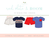 Red, White & BOOM Boys Way Shorts Pre-Order
